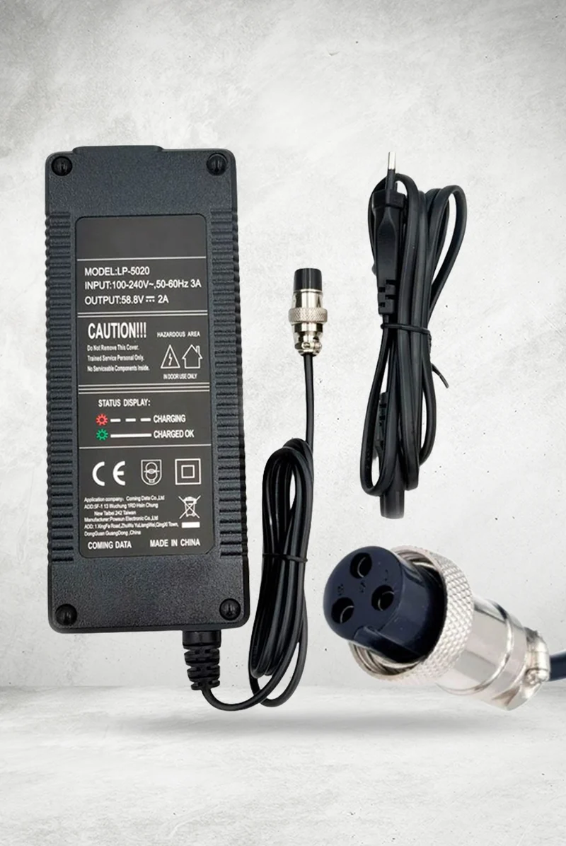 Cargador 52V para patinete eléctrico Dualtron Mini - carga rápida y segura para tu patin
