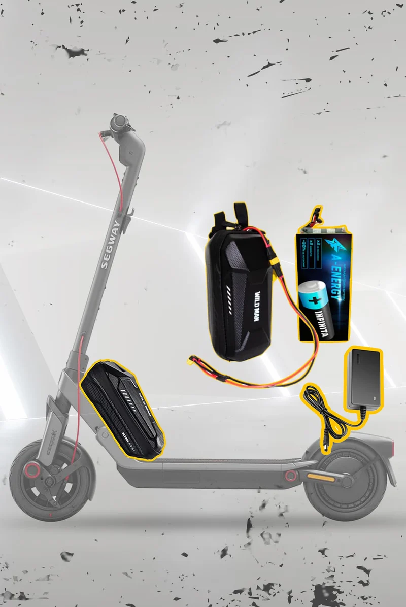 Batería de autonomía conmutada 48 V para patinete eléctrico Ninebot Segway Max G3 - celdas Samsung