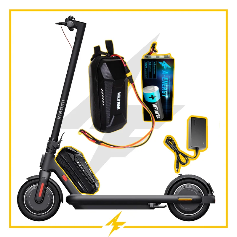Batería de autonomía conmutada 48 V para patinete eléctrico Xiaomi electric scooter 4 pro plus - celdas Samsung