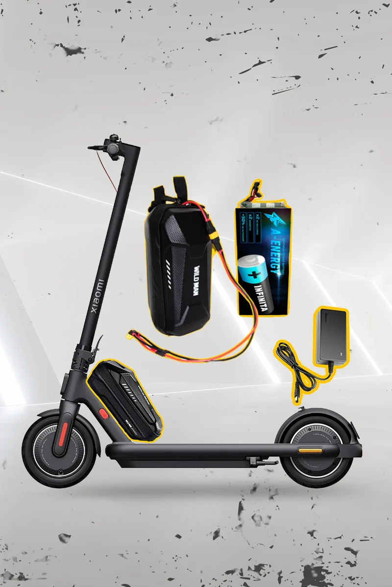 Batería de autonomía conmutada 48 V para patinete eléctrico Xiaomi electric scooter 4 pro plus - celdas Samsung