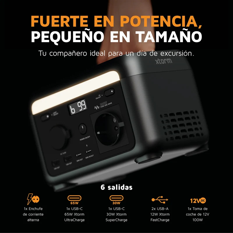 Estación de carga portátil 200 W de Xtorm