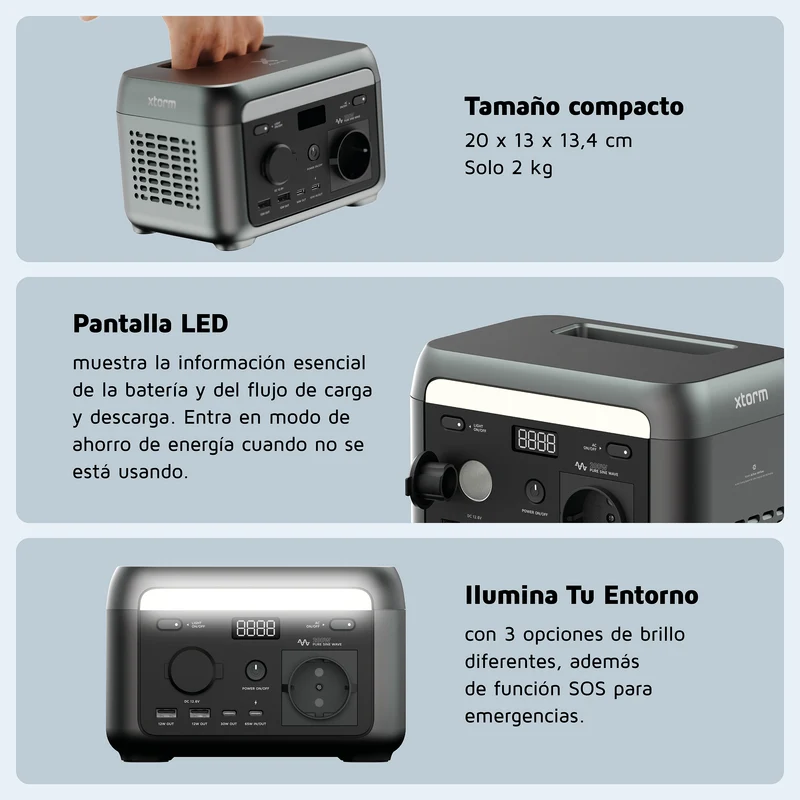 Estación de carga portátil 200 W de Xtorm