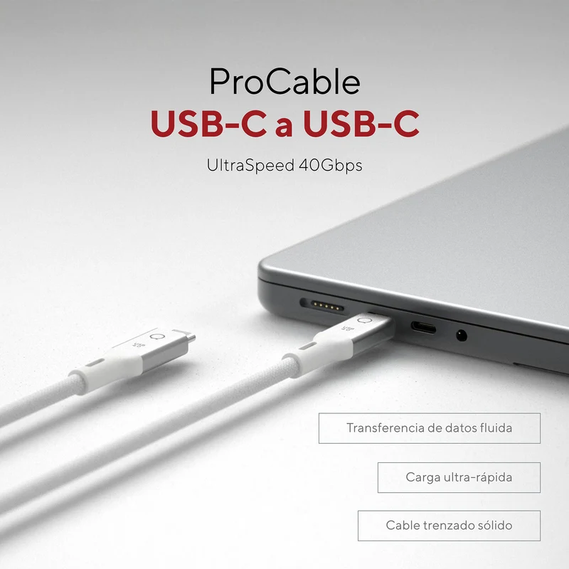 Cable de USB-C a USB-C 4.0 de LINQ - 1 m