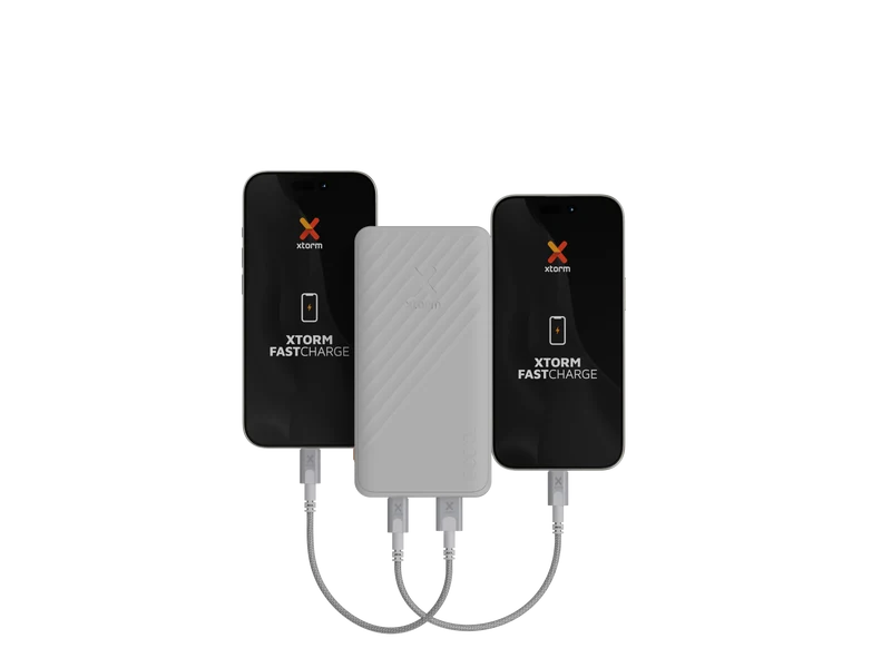 Batería externa de 10.000 mAh Go2 de Xtorm - Blanco