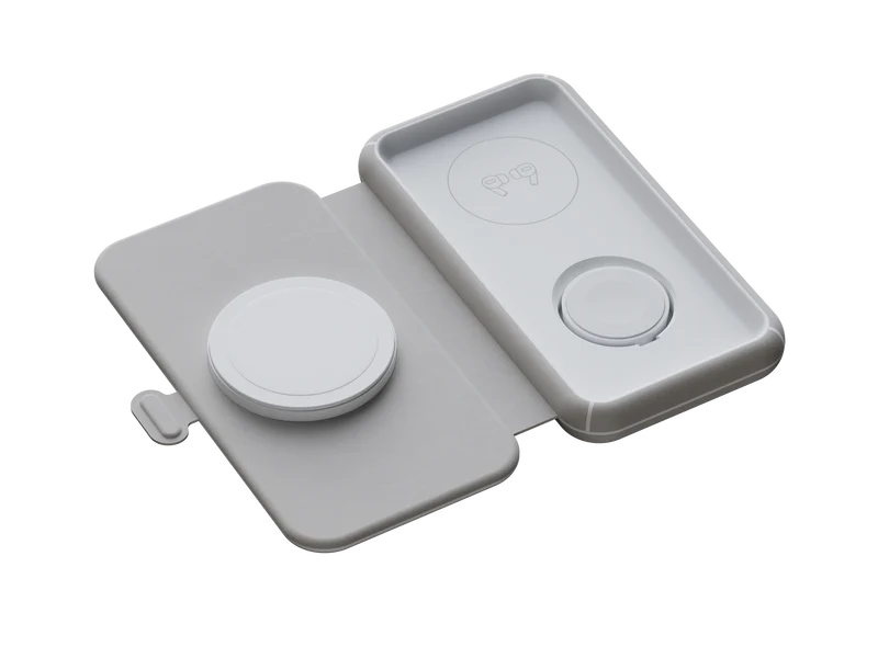 Cargador inalámbrico 3 en 1 de Xtorm - Blanco