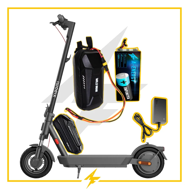 Batería de autonomía conmutada 48 V para patinete eléctrico Xiaomi electric scooter 5 - celdas Samsung
