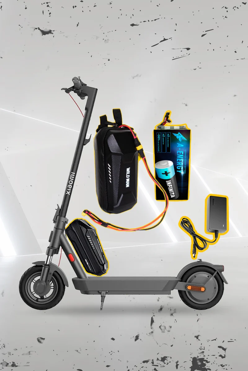 Batería de autonomía conmutada 48 V para patinete eléctrico Xiaomi electric scooter 5 - celdas Samsung