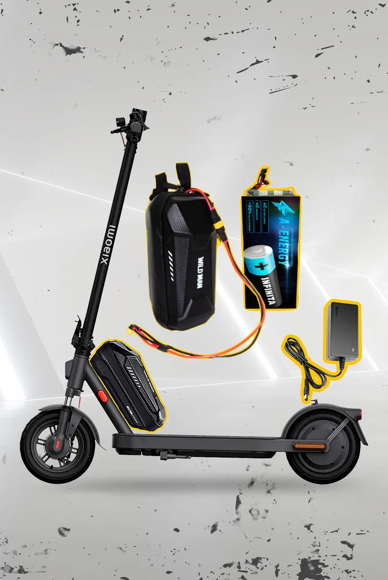 Batería de autonomía conmutada 36 V para patinete eléctrico Xiaomi electric scooter 5 elite - celdas Samsung