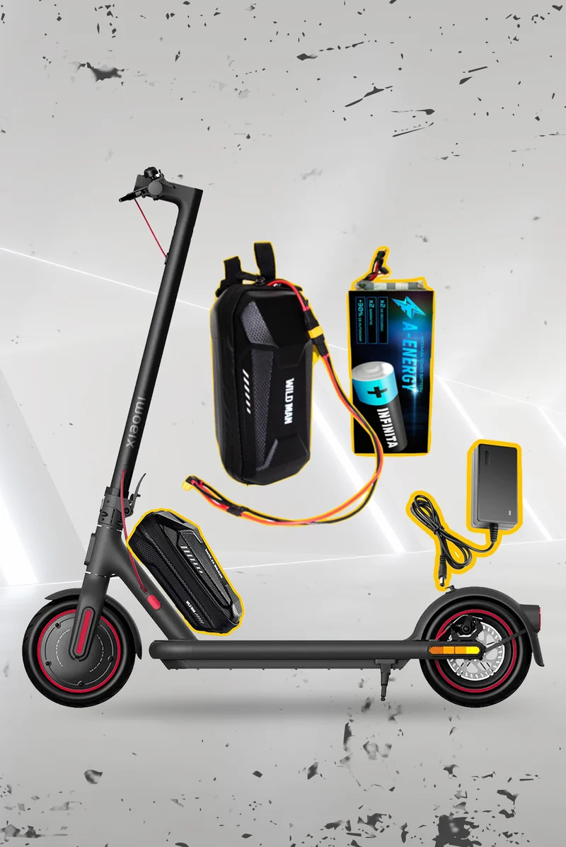 Batería de autonomía conmutada 36 V para patinete eléctrico Xiaomi electric scooter 4 pro (1 gen) - celdas Samsung