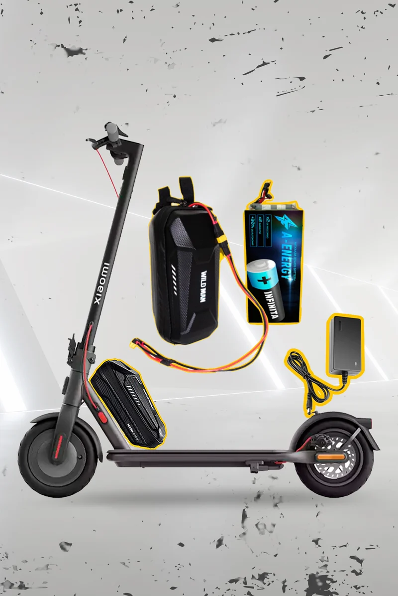 Batería de autonomía conmutada 36 V para patinete eléctrico Xiaomi electric scooter 4 - celdas Samsung