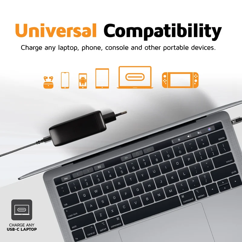 Adaptador de corriente 4 en 1 USB-C de Xtorm - 100 W