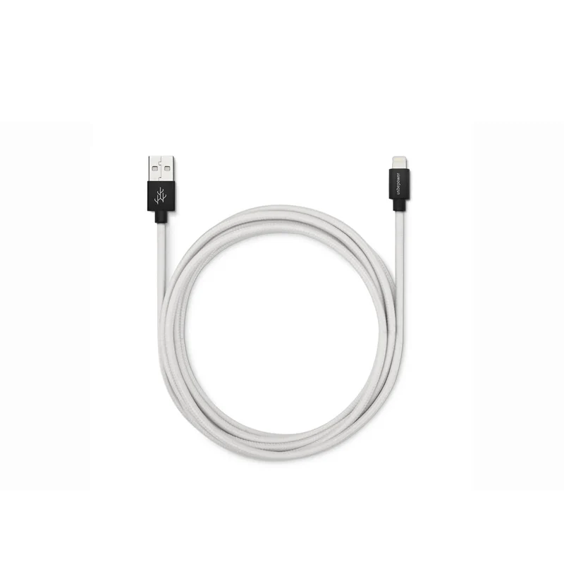 Cable de carga lightning a USB-A Cosmo de UsbePower - Blanco