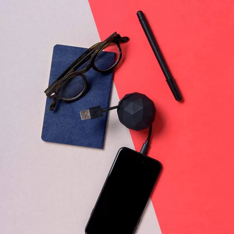 Cable de carga lightning a USB-A Cosmo de UsbePower - Blanco