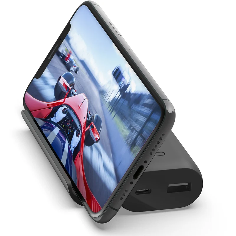 Batería externa 5.000 mAh con soporte de Belkin - Negro