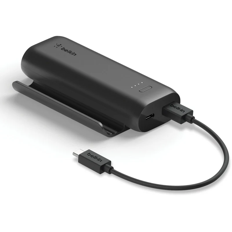 Batería externa 5.000 mAh con soporte de Belkin - Negro