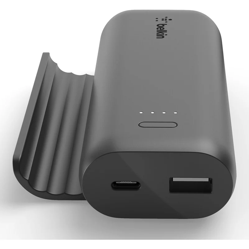 Batería externa 5.000 mAh con soporte de Belkin - Negro