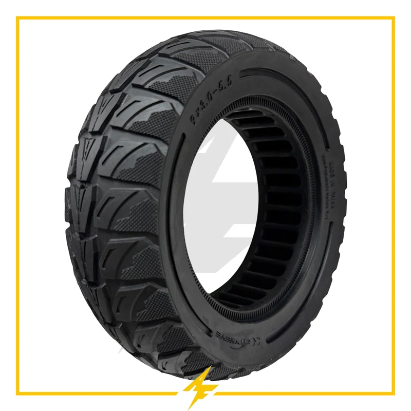 Rueda maciza 9×3-5,5 para patinete eléctrico Kukirin G2 Pro - Adiós pinchazos, hola aventuras sin límites!