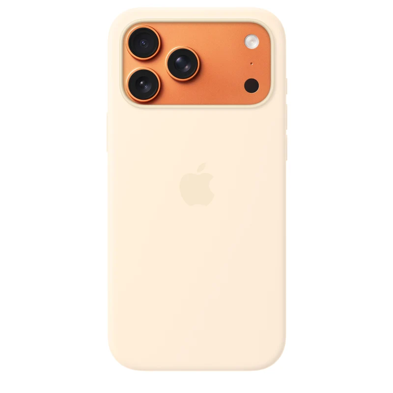 Funda de silicona con MagSafe para el iPhone 17 Pro Max - Vainilla