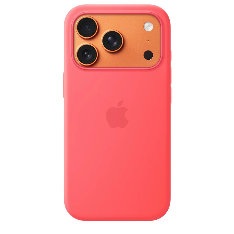 Funda de silicona con MagSafe para el iPhone 17 Pro - Guayaba intenso