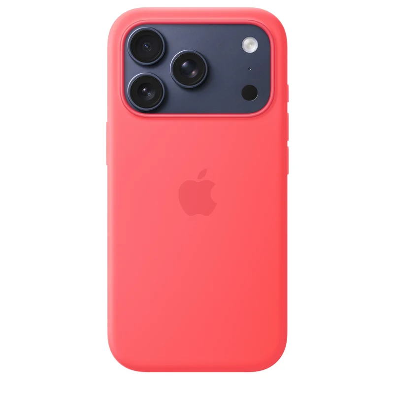 Funda de silicona con MagSafe para el iPhone 17 Pro - Guayaba intenso