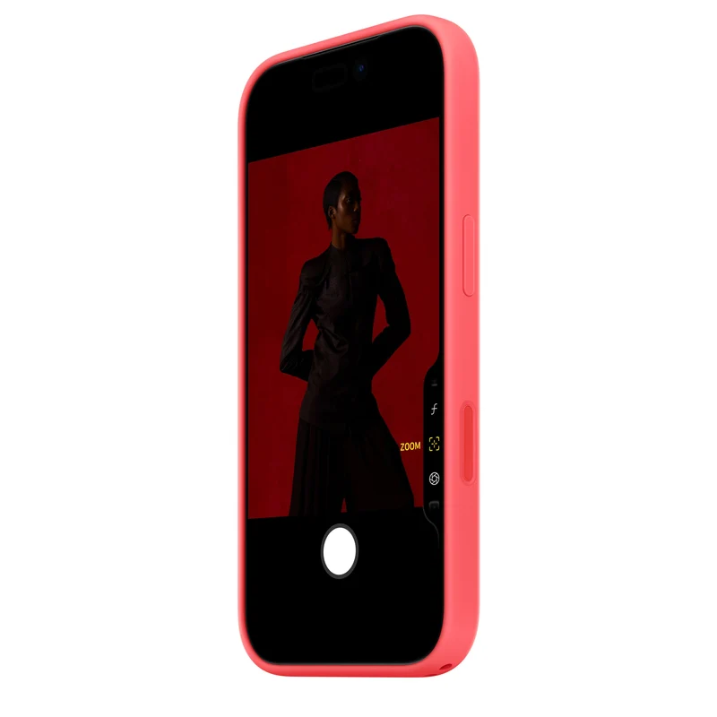 Funda de silicona con MagSafe para el iPhone 17 Pro - Guayaba intenso
