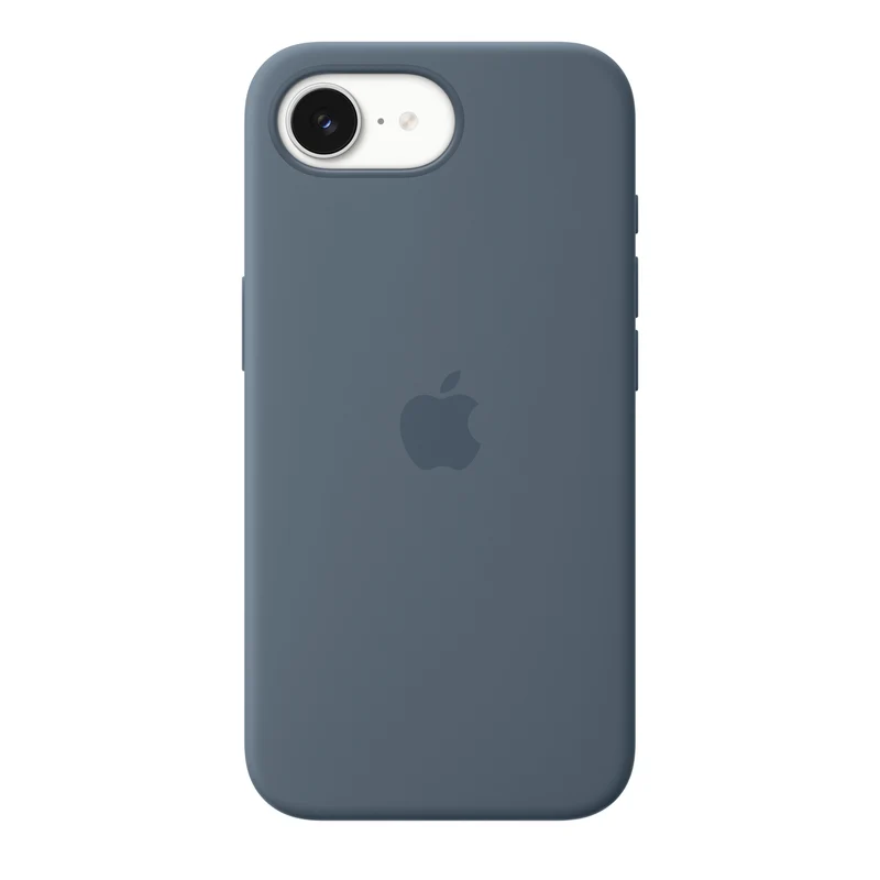 Funda de silicona con MagSafe para el iPhone 17e - Azul náutico