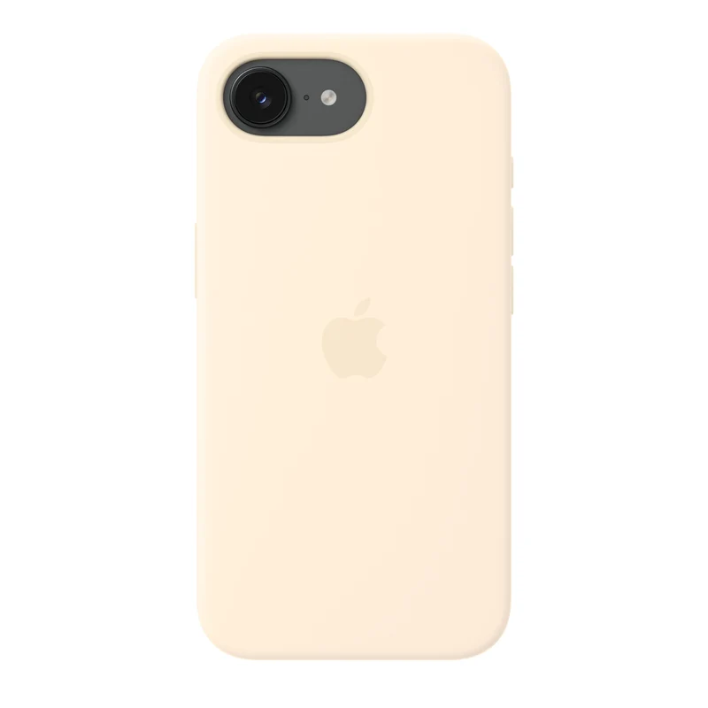 Funda de silicona con MagSafe para el iPhone 17e - Vainilla