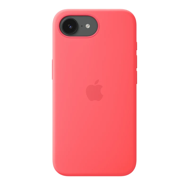 Funda de silicona con MagSafe para el iPhone 17e - Guayaba intenso