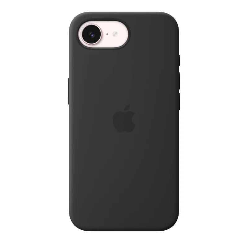 Funda de silicona con MagSafe para el iPhone 17e - Negro