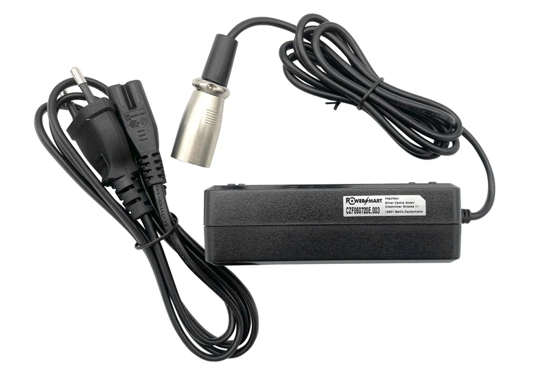 2A 29,4V Ladegerät für 24V E-Bike-Akkus mit XLR-3 Stecker