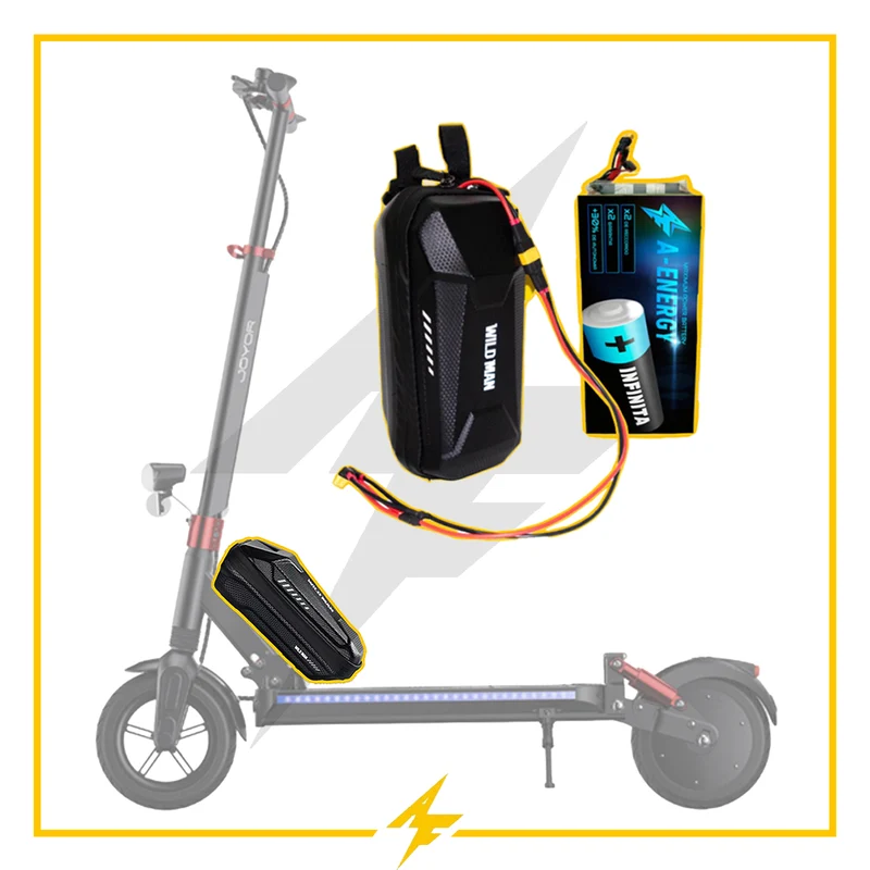 Batería externa de autonomía 48V para patinete eléctrico Joyor G5 - Instalación fácil y autonomía superior