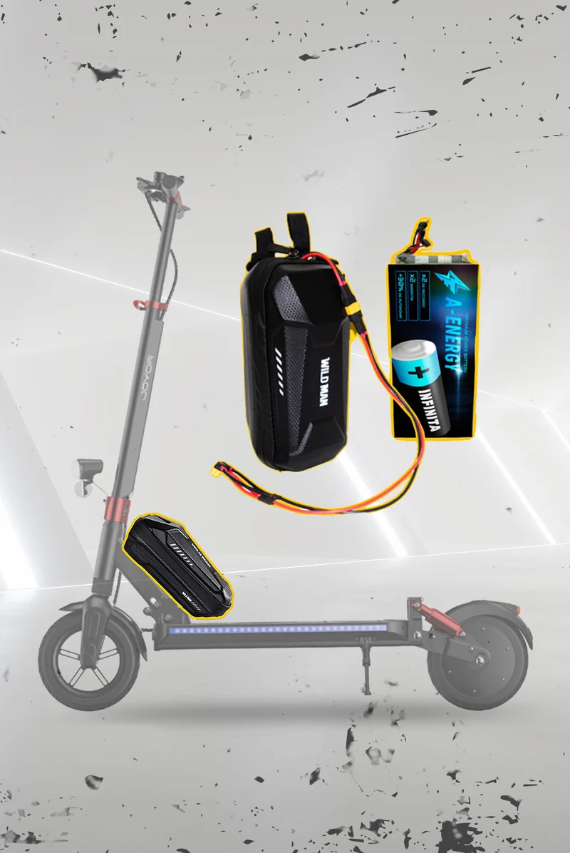 Batería externa de autonomía 48V para patinete eléctrico Joyor G5 - Instalación fácil y autonomía superior