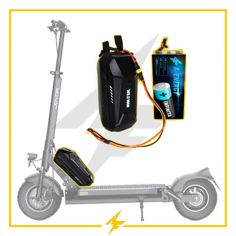 Batería externa de autonomía 48V para patinete eléctrico Joyor Y8-S - Instalación fácil y autonomía superior con AF SCOOTERS