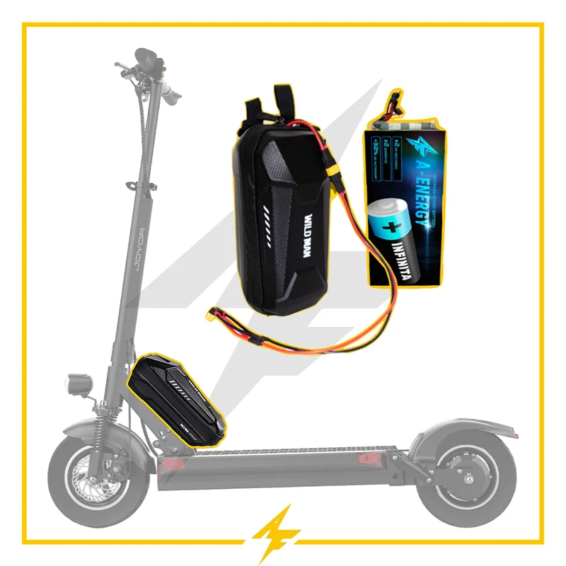 Batería externa de autonomía 48V para patinete eléctrico Joyor Y10 - Instalación fácil y autonomía superior