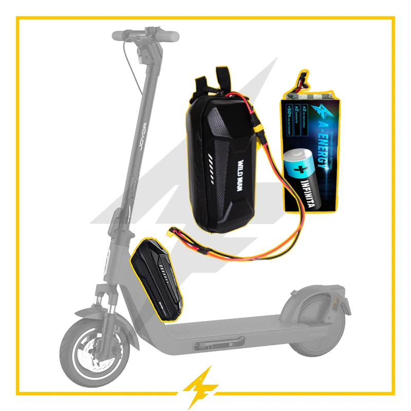 Batería externa de autonomía 36V para patinete eléctrico Joyor LiteGo - Instalación fácil y autonomía superior con AF SCOOTERS