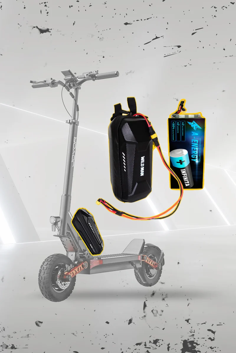 Batería externa de autonomía 60V para patinete eléctrico Joyor S10-S-Z - Instalación fácil y autonomía superior