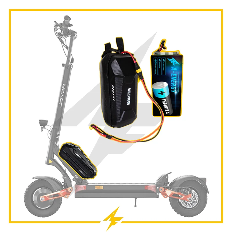 Batería externa de autonomía 60V para patinete eléctrico Joyor T10 - Velocidad y potencia para tu patin