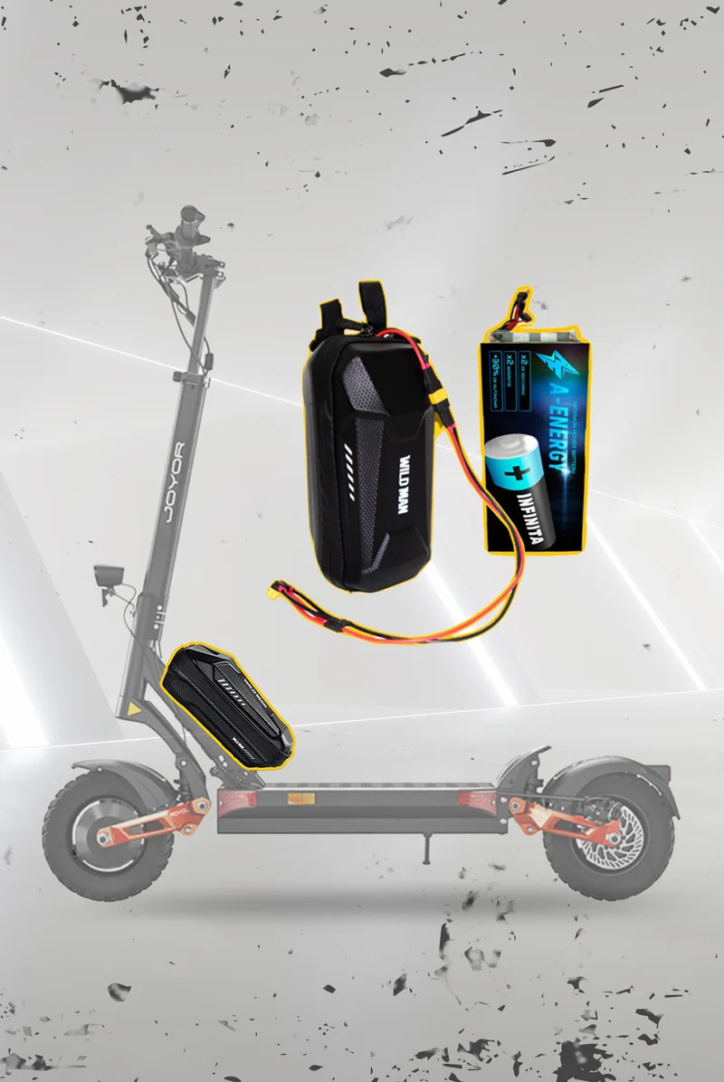 Batería externa de autonomía 60V para patinete eléctrico Joyor T10 - Velocidad y potencia para tu patin