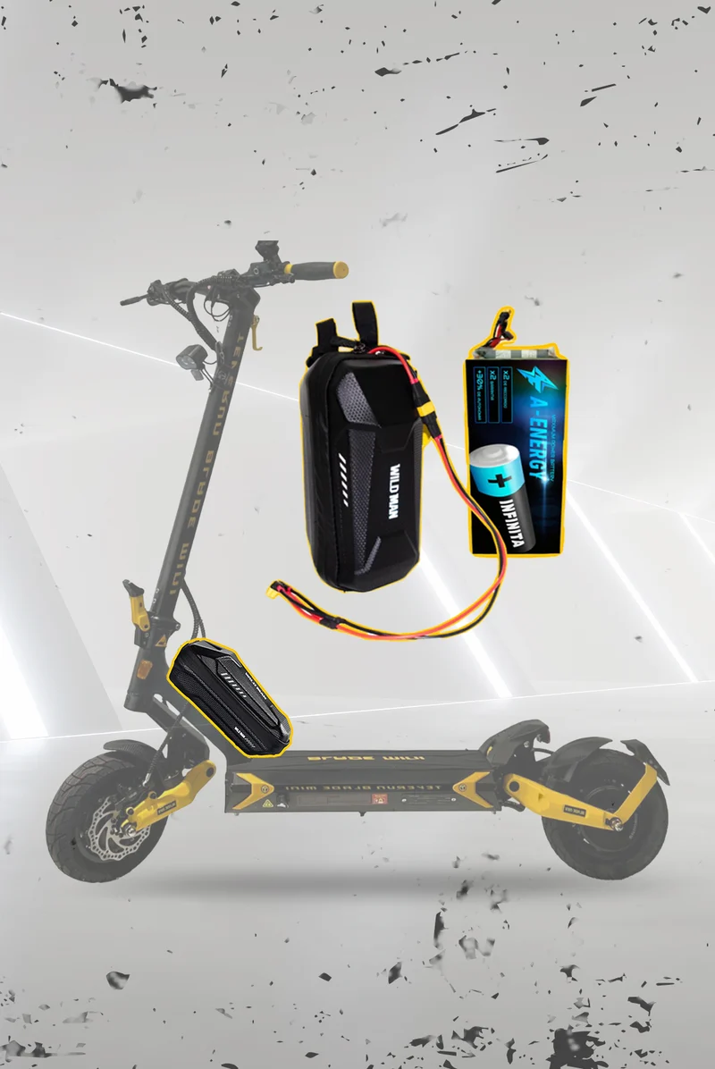 Batería externa de autonomía 48V para patinete eléctrico Teverun Blade Mini - Instalación fácil y autonomía superior