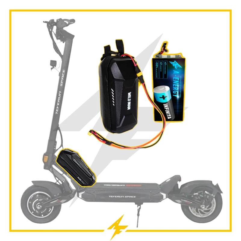 Batería externa de autonomía 52V para patinete eléctrico Teverun Space - ¡Kilómetros sin límites!