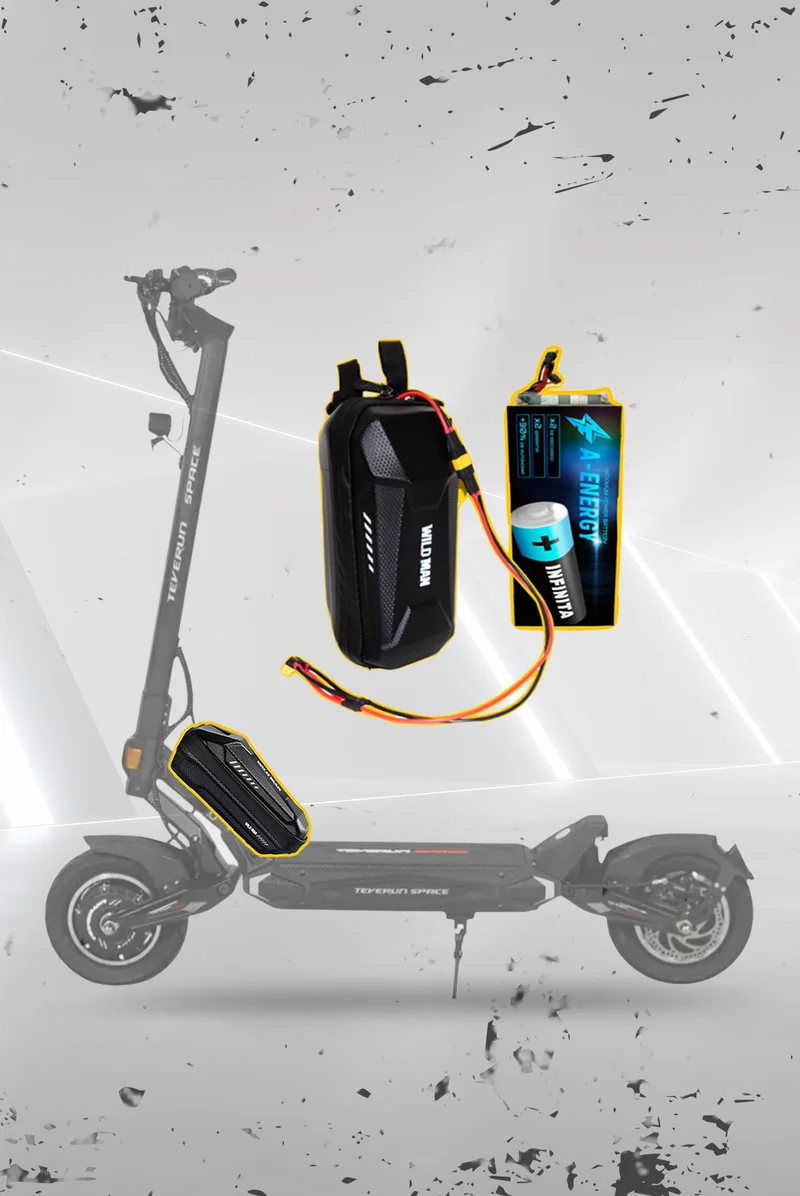 Batería externa de autonomía 52V para patinete eléctrico Teverun Space - ¡Kilómetros sin límites!