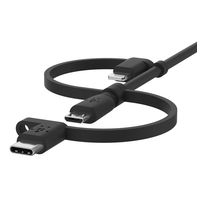Cable BOOST↑CHARGE de USB-A con Conexión Universal (1 m) de Belkin - Negro