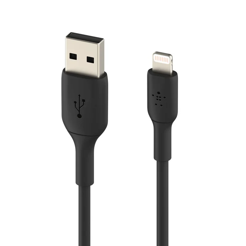 Cable BOOST↑CHARGE de USB-A a Lightning (2 m) de Belkin - Negro