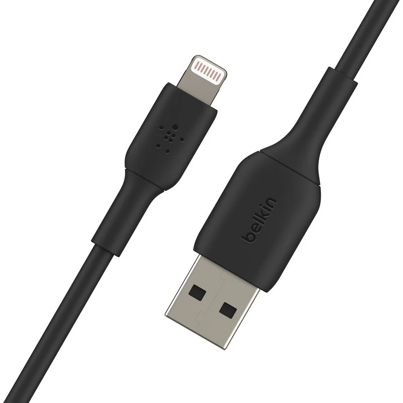 Cable BOOST↑CHARGE de USB-A a Lightning (2 m) de Belkin - Negro
