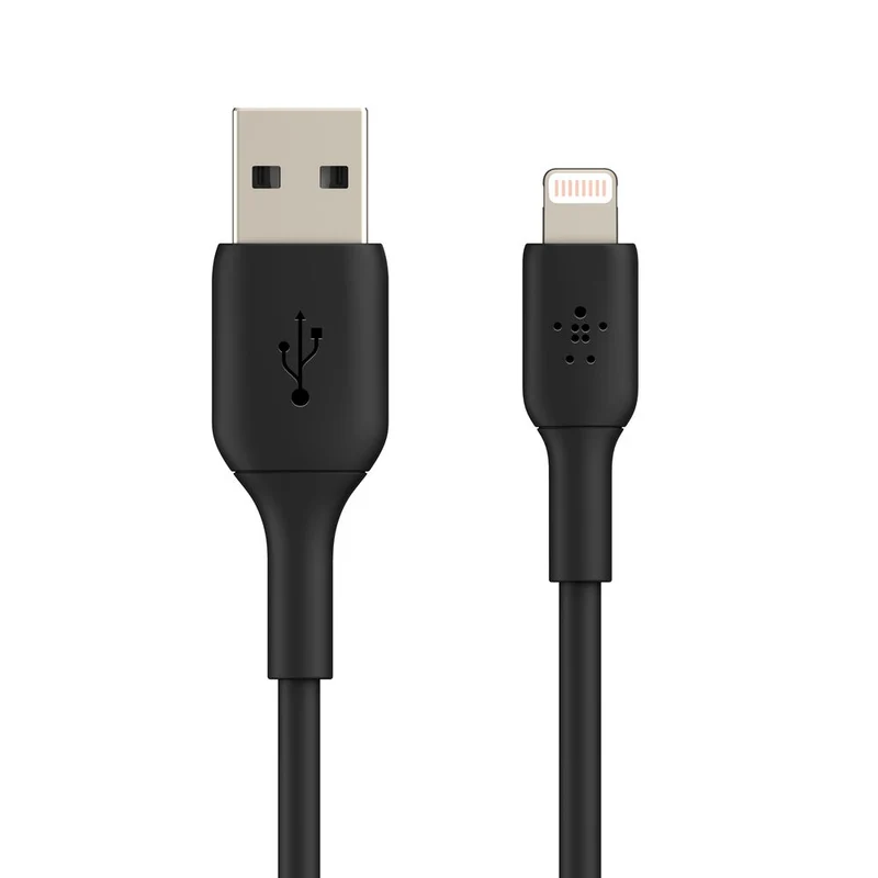 Cable BOOST↑CHARGE de USB-A a Lightning (2 m) de Belkin - Negro