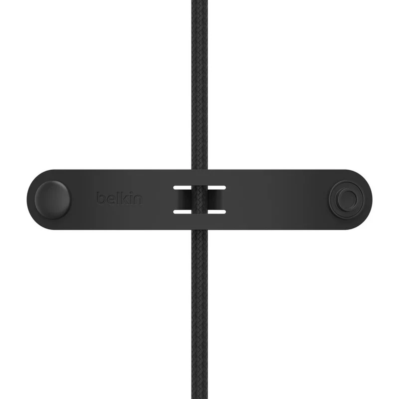 Cable 2 en 1 BOOST↑CHARGE con conectores USB-C y Lightning (1,5 m) de Belkin - Negro