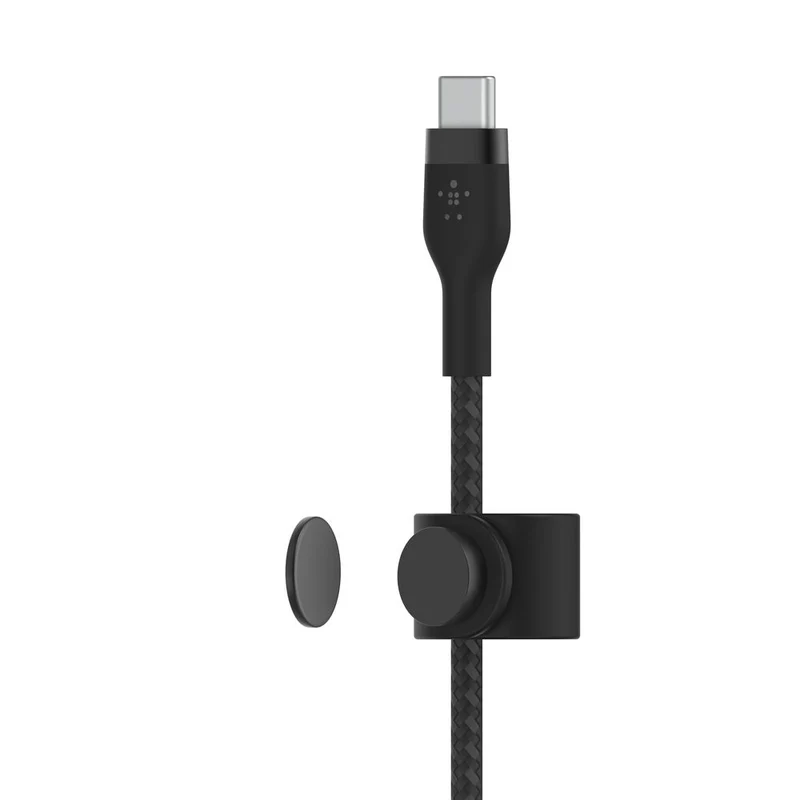 Cable de USB-C a USB-C BOOST↑CHARGE Pro Flex (2 m) de Belkin - Negro