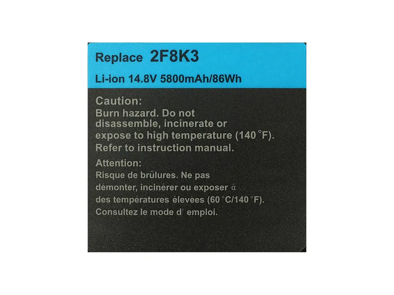 Ersatz für Dell Alienware 17 Serie, Alienware 18 Serie, M17X, M17X-R5, M18X-R3 Laptop-Akku