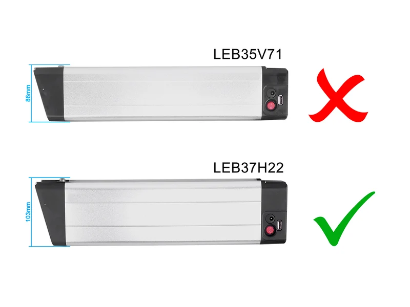 Elektrofahrradakku Li-Ion 36V – 14Ah/504Wh, Ersatz für Legend Etna/Monza 2016 oder neuer