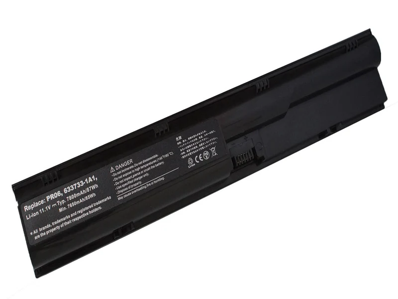 11,1V 7800mAh PR06 Extended Life Laptop-Akku für HP ProBook 4330s 4430s 4440s 4530s 4540s Serie